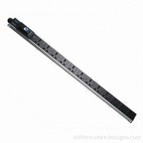 PDU, US Plug Socket, 8-way Socket, 10A, 19-inch Network Cabinet, 1U Size